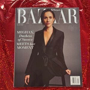 Harper's Bazaar Magazine Art issue featuring Megan Sussex, the Duchess new✨